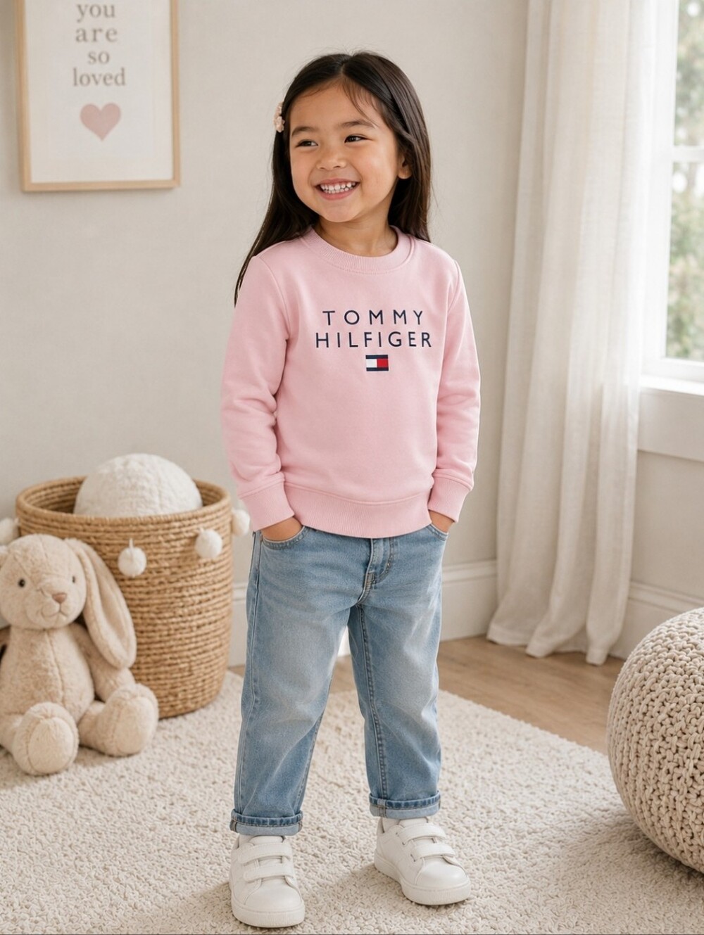 Tommy Hilfiger Kids Pink Sweatshirt NWT | 4-5Y
